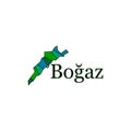 map of Bogaz Vector modern illustration design, element graphic design template Royalty Free Stock Photo