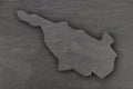 Map of Bremen on dark slate