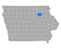 Map of Bremer in Iowa