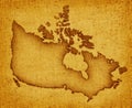 Map of Canada Royalty Free Stock Photo