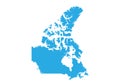 Map of canada. High detailed vector map - canada.