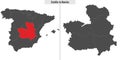 map of Castilla-La Mancha