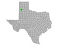 Map of Castro in Texas