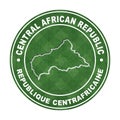 Map of Central African Republic Football Field