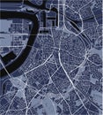 Map of the city of Antwerp, Belgium