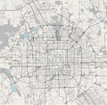 Map of the city of Beijing, China