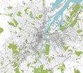 map of the city of Belfast Northern Ireland UK