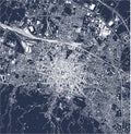map of the city of Bologna  Emilia-Romagna  Italy Royalty Free Stock Photo