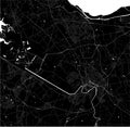 Map of the city of Chester, England, UK