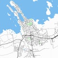 Map of the city of Haapsalu.