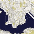 Map of the city of Hong Kong, Special Administrative Region of the People`s Republic of China