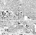map of the city of Richmond, USA Royalty Free Stock Photo