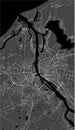 Map of the city of Riga, Latvia Royalty Free Stock Photo