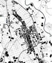 map of the city of Sabadell, Spain