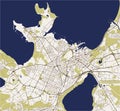 Map of the city of Tallinn, Estonia