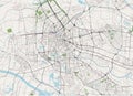 Map of the city of Tianjin, China