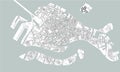 Map of the city of Venice, Italy Royalty Free Stock Photo