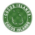 Map of Cocos Islands Football Field