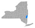 Map of Columbia in New York