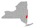 Map of Columbia in New York