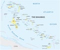 Map of The Commonwealth of The Bahamas