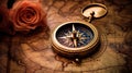 map compass star Royalty Free Stock Photo