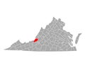 Map of Craig in Virginia