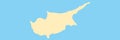 Map Cyprus vector background. Isolated country texture