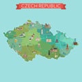 Map of Czech Republic