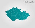 Map of Czech Republic