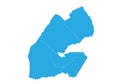 Map of djibout. High detailed vector map - djibout.