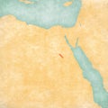 Map of Egypt - Sohag Governorate Royalty Free Stock Photo