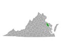 Map of Essex in Virginia