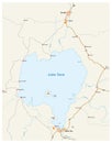 Map of the Ethiopian lake Tana ethiopia