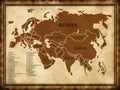 Map of Eurasia