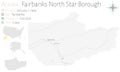 Map of Fairbanks North Star Borough in Alaska