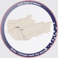 Map of Fairbanks North Star Borough in Alaska