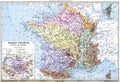 The Map- France physical France - Divided into Basins