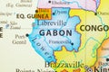 Map of Gabon