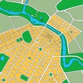 Map of Generic Urban City