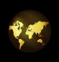 Map globe Royalty Free Stock Photo