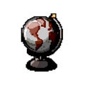 map globe game pixel art vector illustration Royalty Free Stock Photo