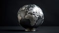 map globe gray