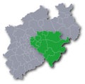 The government district of Arnsberg