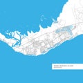 Map of Grand Bahama Island