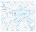Map of the Great Bear Lake Northwest Territories canada