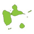 Map of guadeloupe