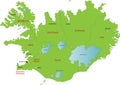 Map of Iceland