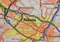 Map Image of Albany New York