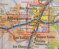 Map Image of Albuquerque, New Mexico